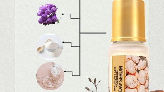 Hyaluronic acid mushroom day serum