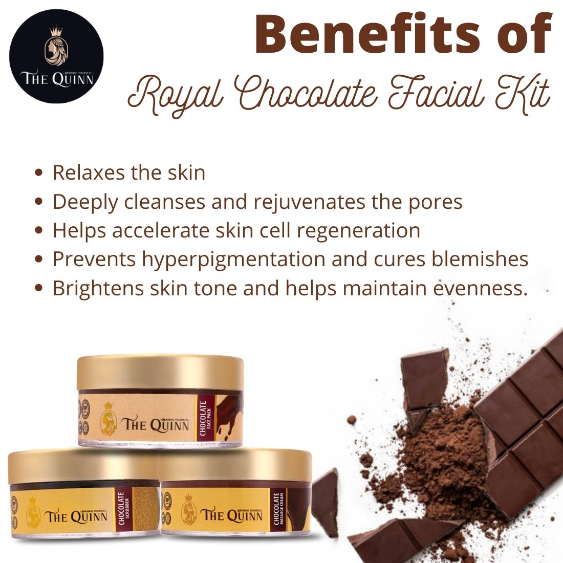 Royal Chocolate Facial Kit + Cucumber Refreshing Toner