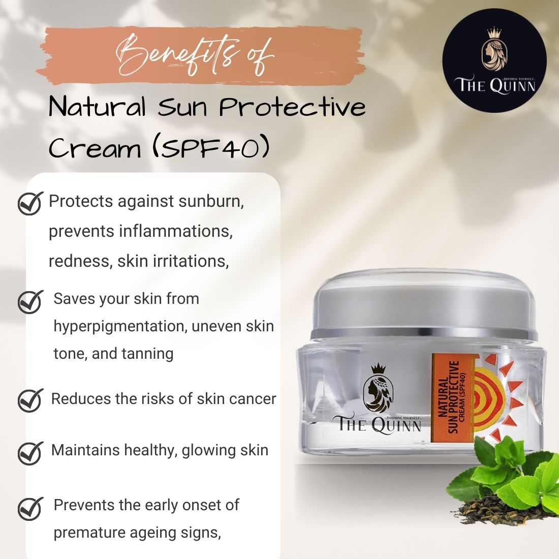 Natural Sun Protective Cream