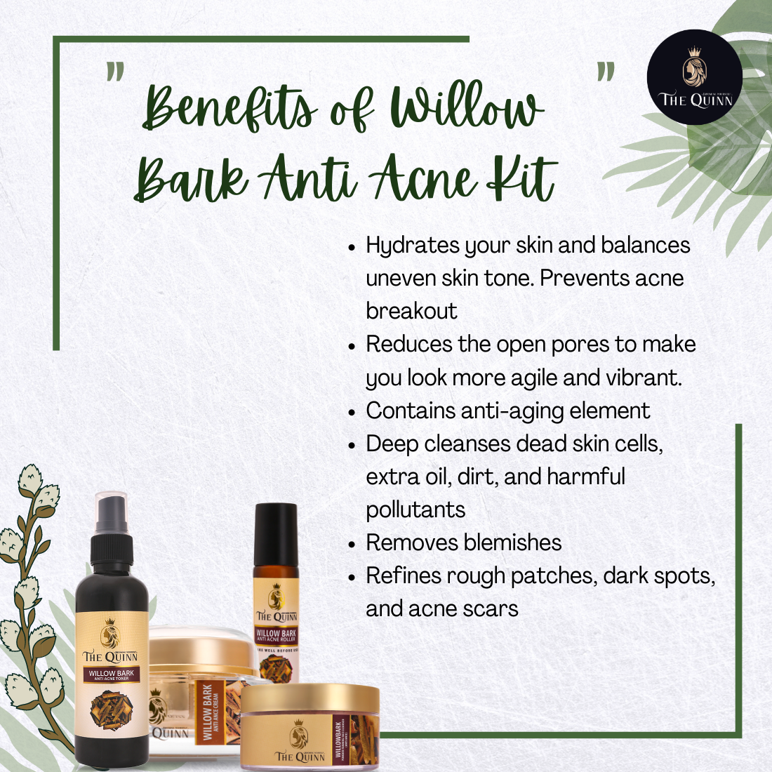 Willow Bark Anti Acne Kit