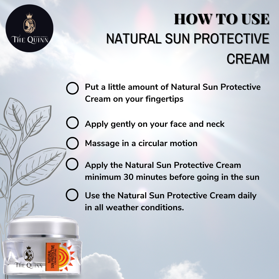 Natural Sun Protective Cream